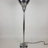 Art deco lamp / floor lamp in chrome metal