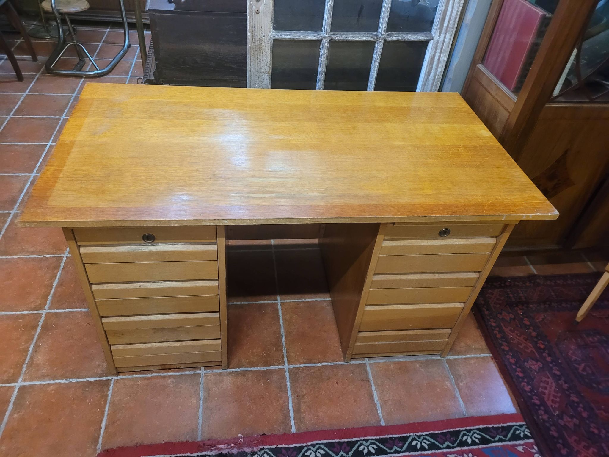 Vintage oak desk from the 60s