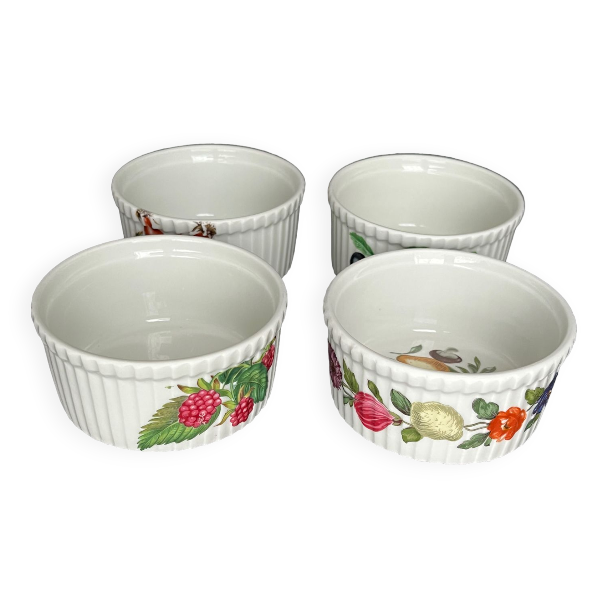 Set of 4 ramekins in Paris porcelain