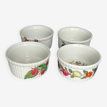 Set of 4 ramekins in Paris porcelain