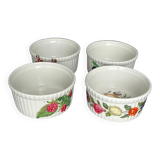 Set of 4 ramekins in Paris porcelain