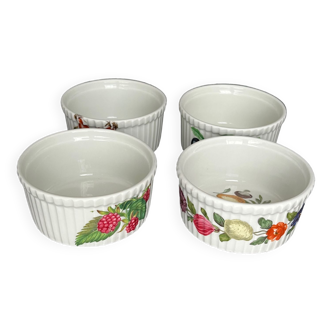 Set of 4 ramekins in Paris porcelain