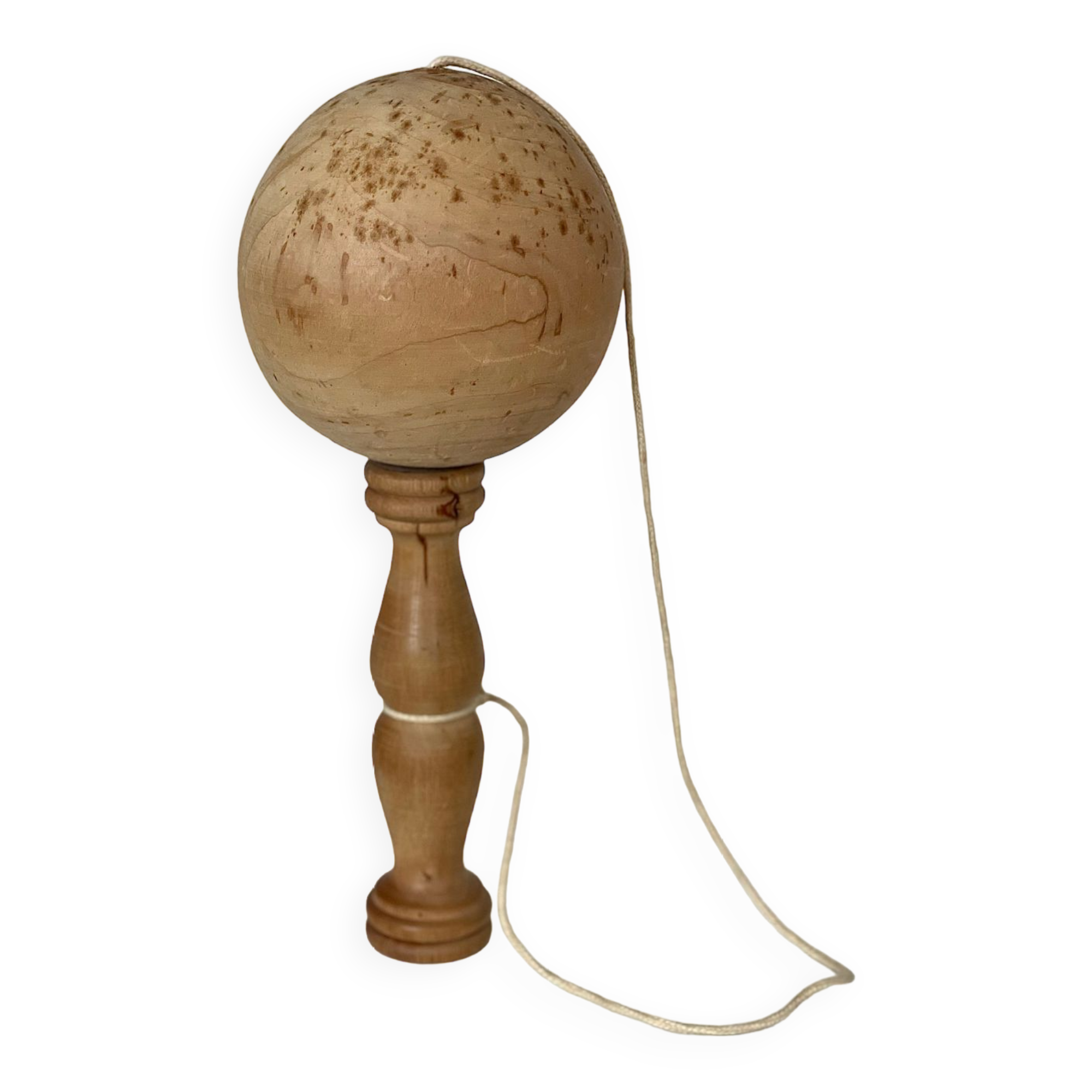 Old wooden bilboquet