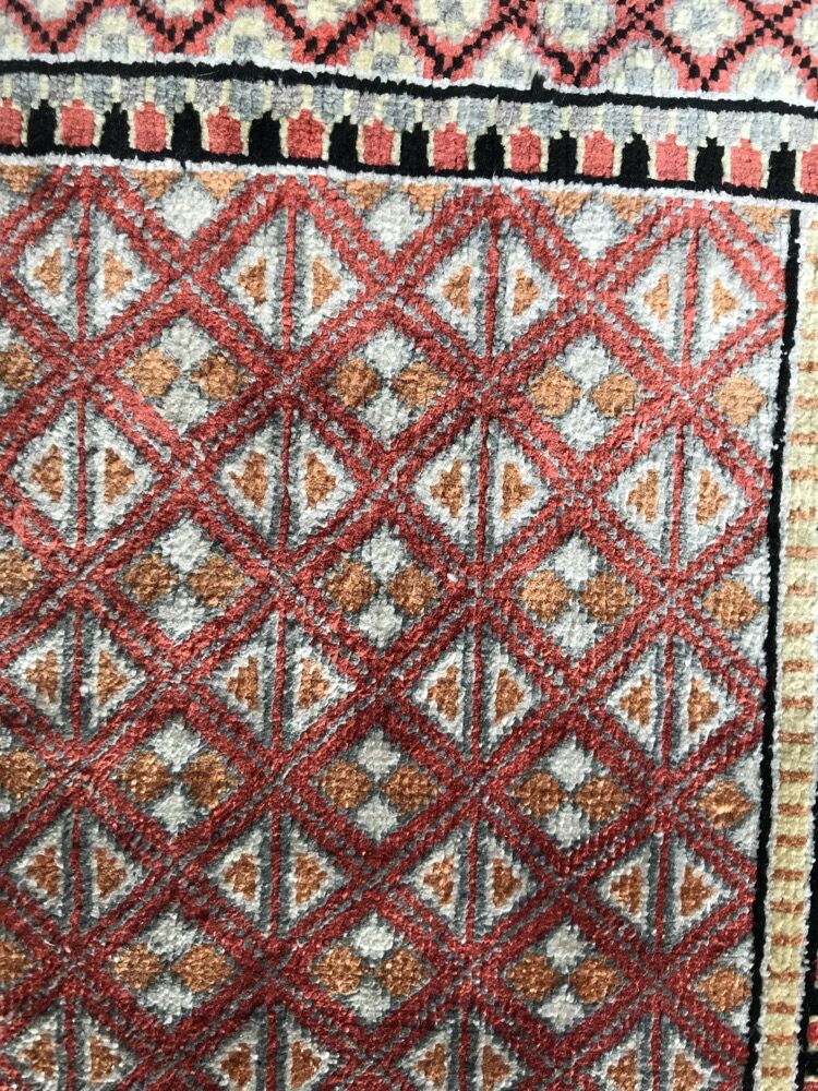 Turkish fine hereke silk handmade 61 x 90 cm