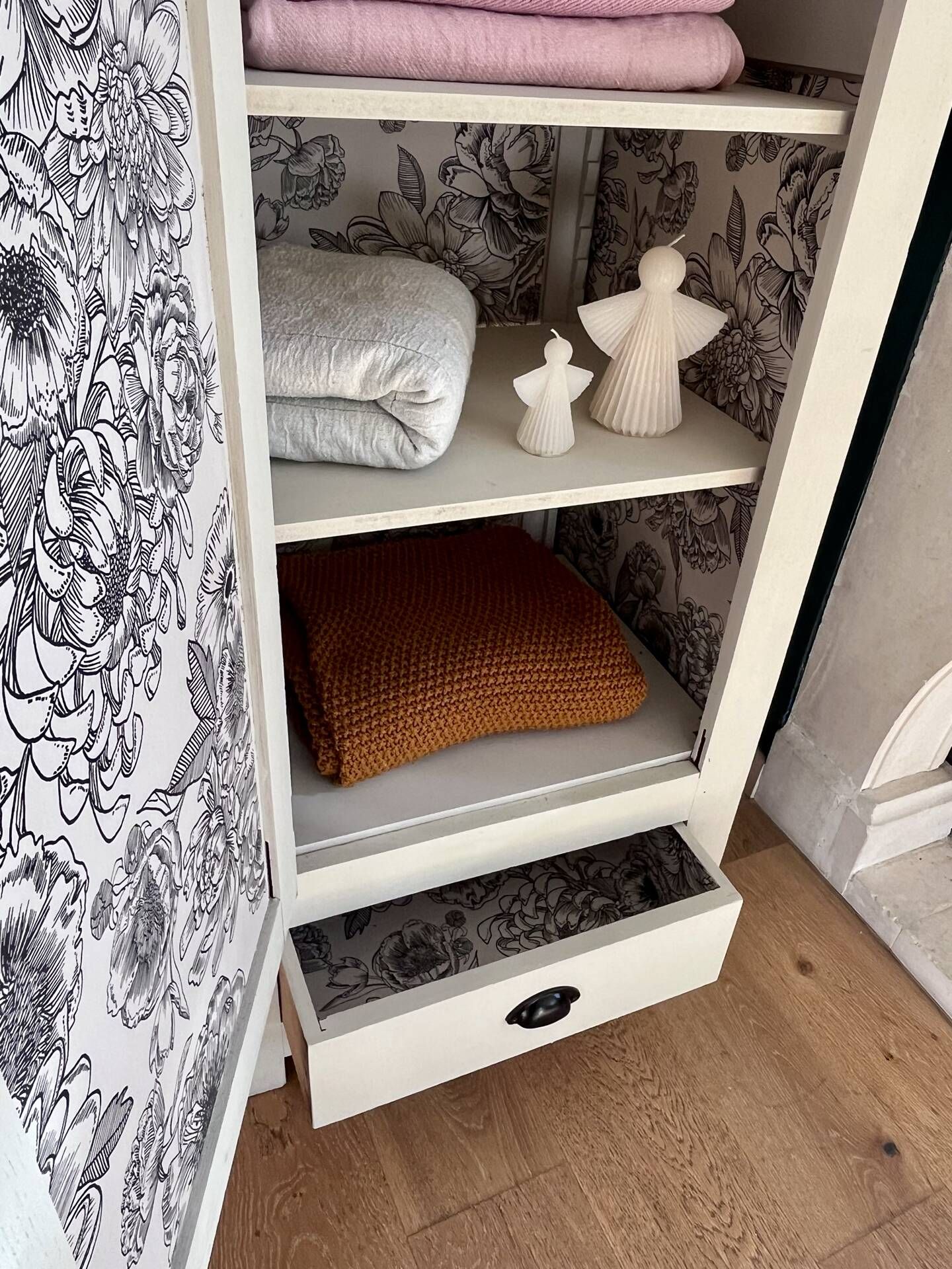 Vintage linen cupboard