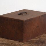 Antique Japanese box with wooden drawer – Meiji–Taishō period (c. 1890–1920)