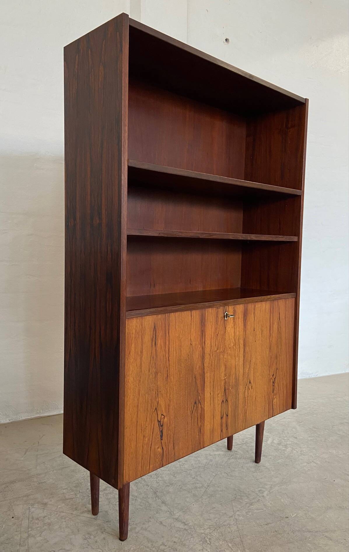 Danish retro vintage library in rosewood 1965