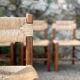 Série de 4 chaises modèle "Dordogne" éditées par Sentou