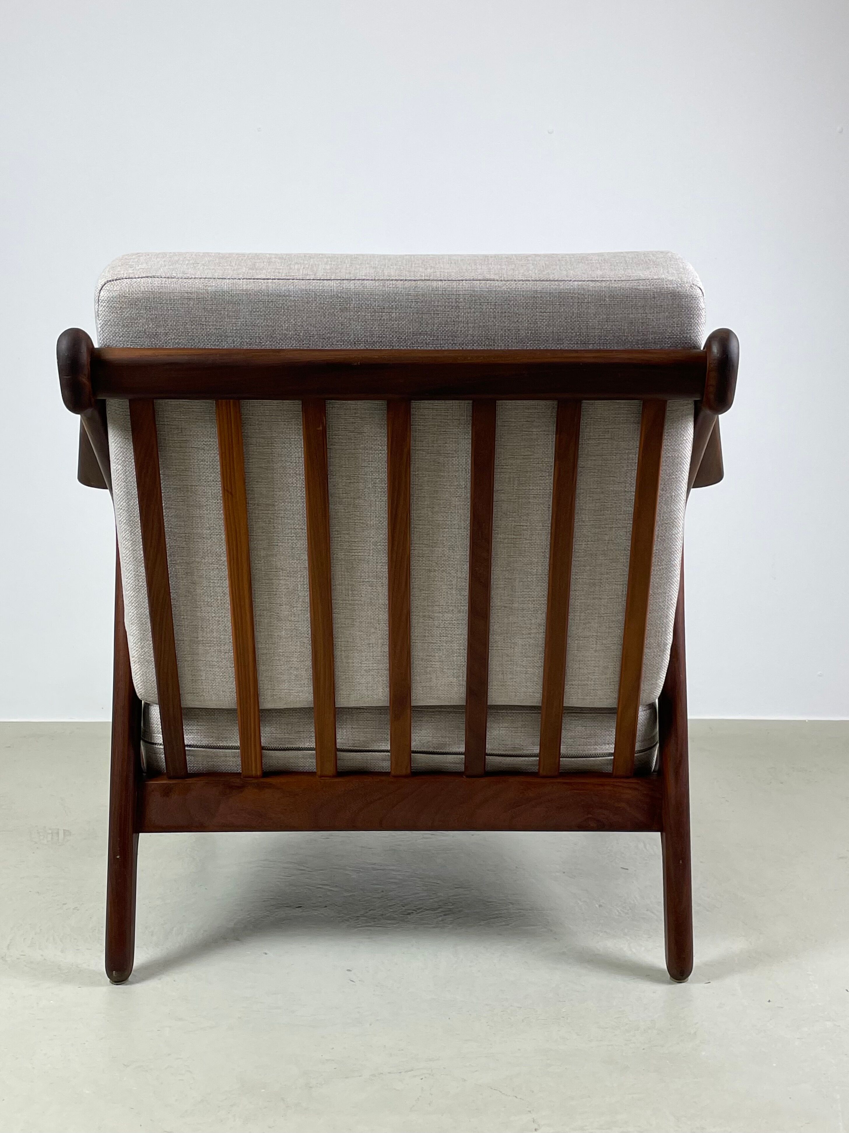 Danish easy chair in afromosia by Brockmann Petersen for Randers, 1960s