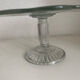 Glass cake dish