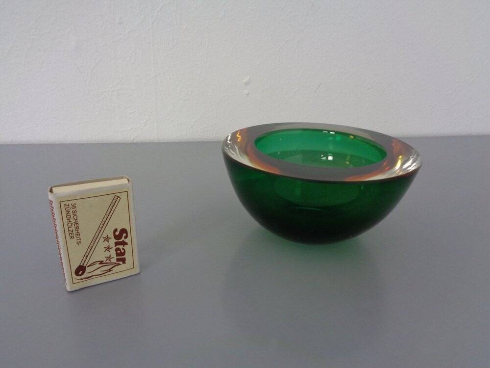 Sommerso Murano Glass Bowls by Flavio Poli, 1960s, Set of 4