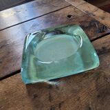 Vide poche brutaliste en pavé de verre de la Rochère - circa 1970