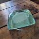 Brutalist Ashtray in Glass Block by La Rochère - Circa 1970