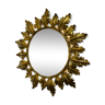 Mirror backlighting sun gold metal decoration acanthus leaf