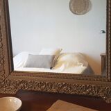 Old golden mirror 90 x 66cm