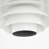 Medium white Verona lamp by Svend Middelboe for Nordisk Solar
