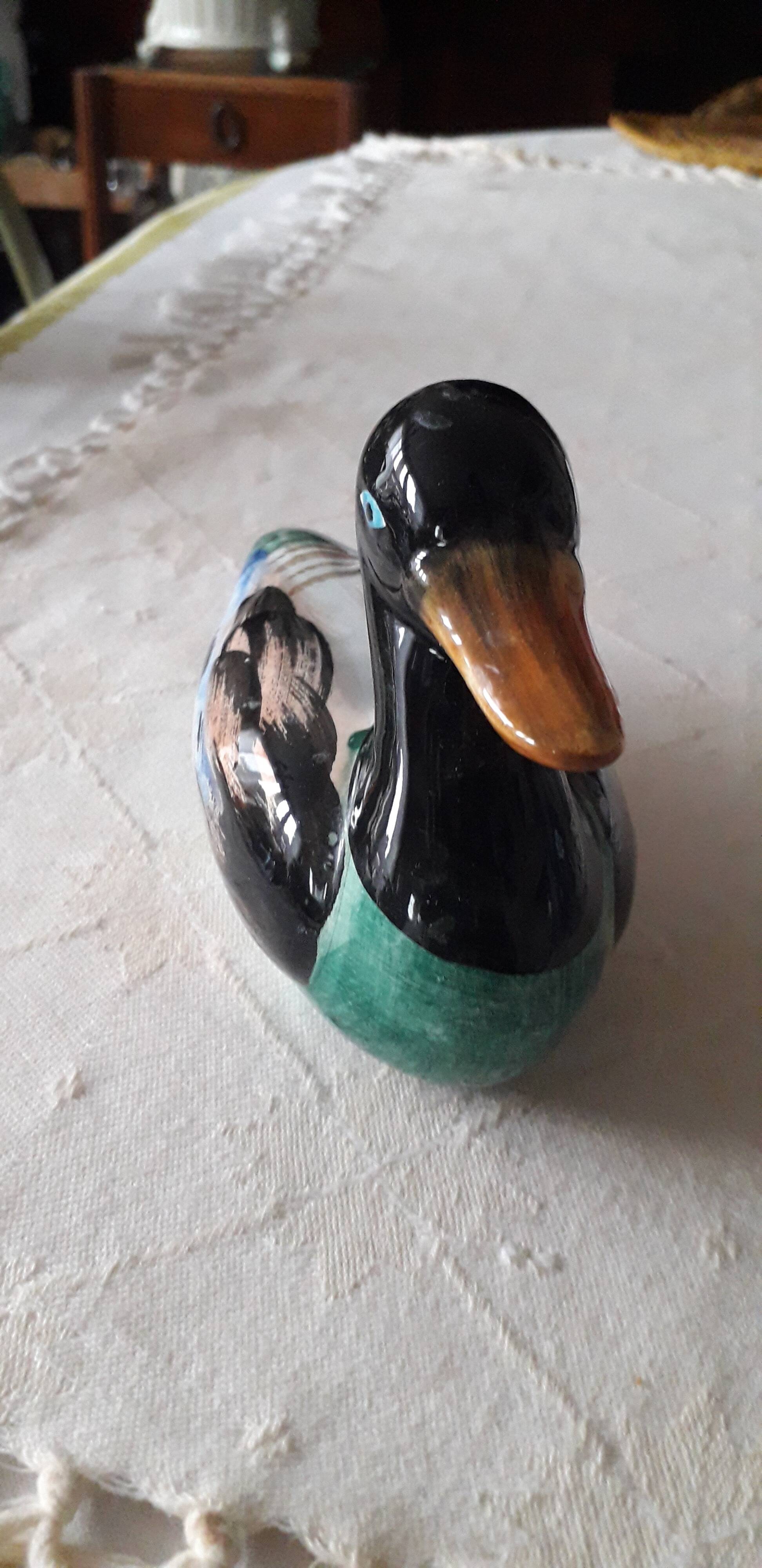 Vintage ceramic duck