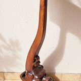 19th century carved wooden dragon column