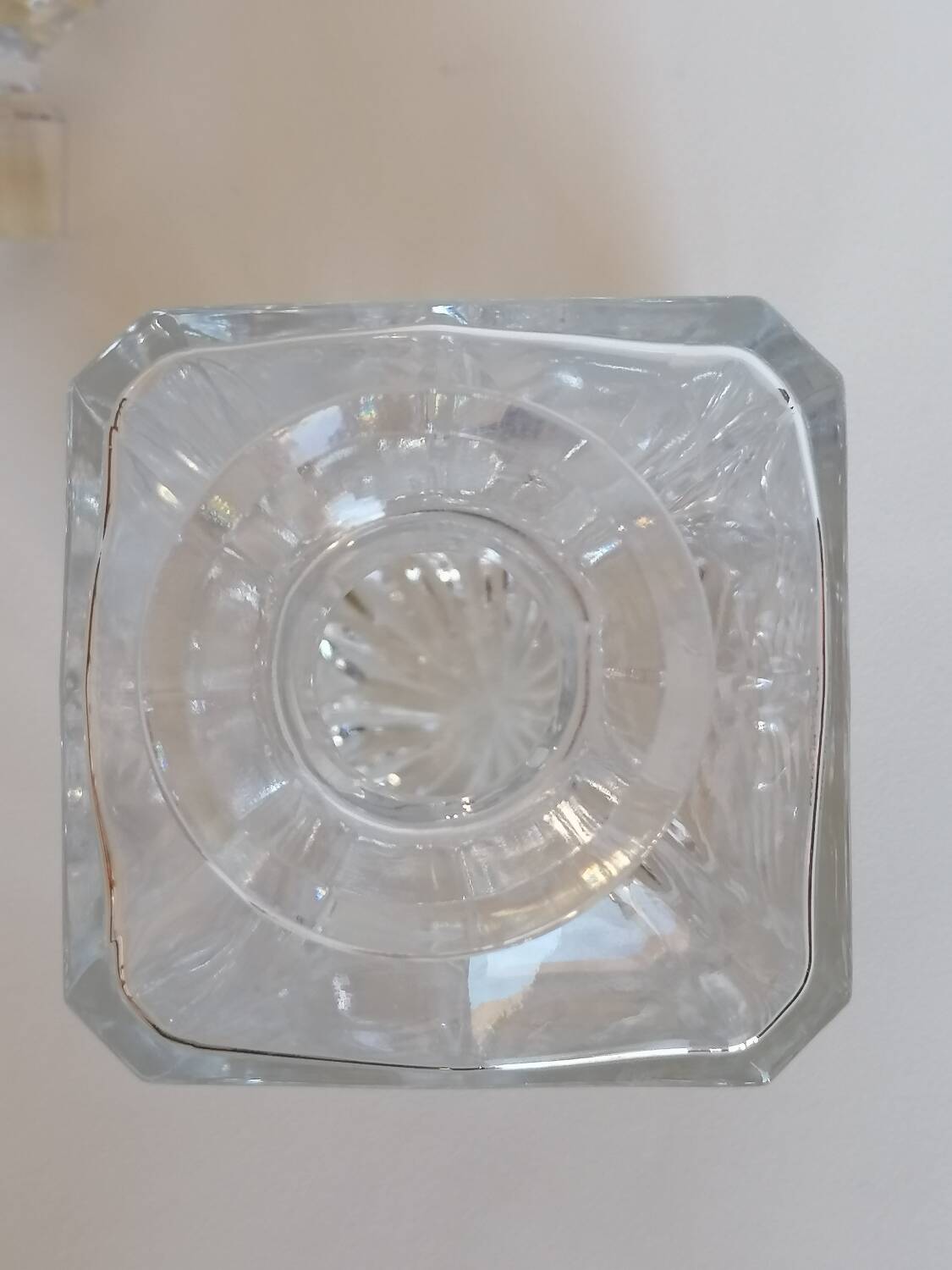Carafe whisky cristal taillé
