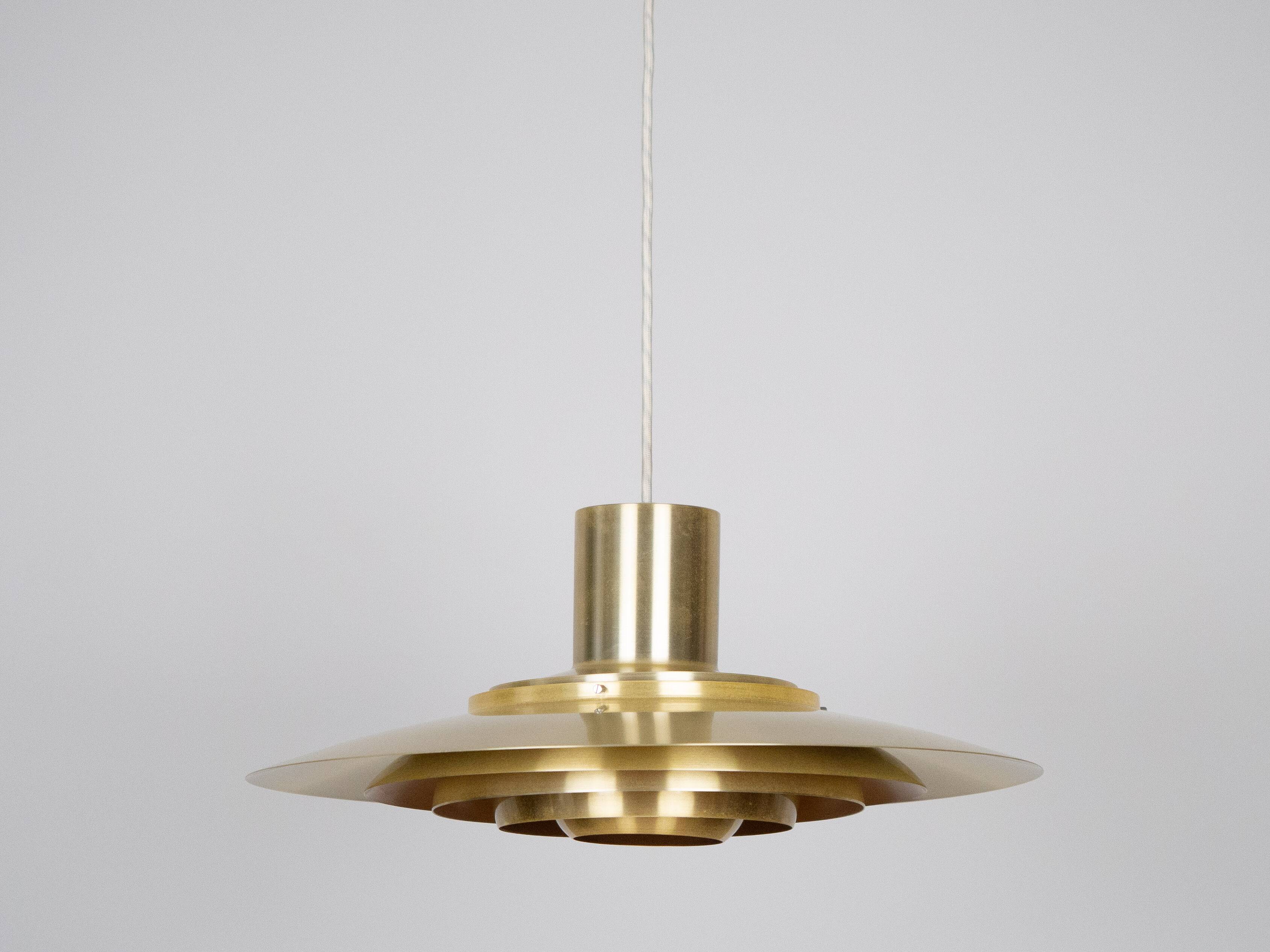 Danish vintage pendant lamp P376 by Fabricius and Kastholm, Nordisk Solar,
