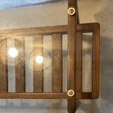 Scandinavian glass and teak table