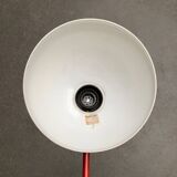 Red German table lamp mid-century 6556 by Christian Dell for Kaiser Idell, 1960s