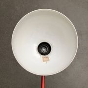 Red German table lamp mid-century 6556 by Christian Dell for Kaiser Idell, 1960s