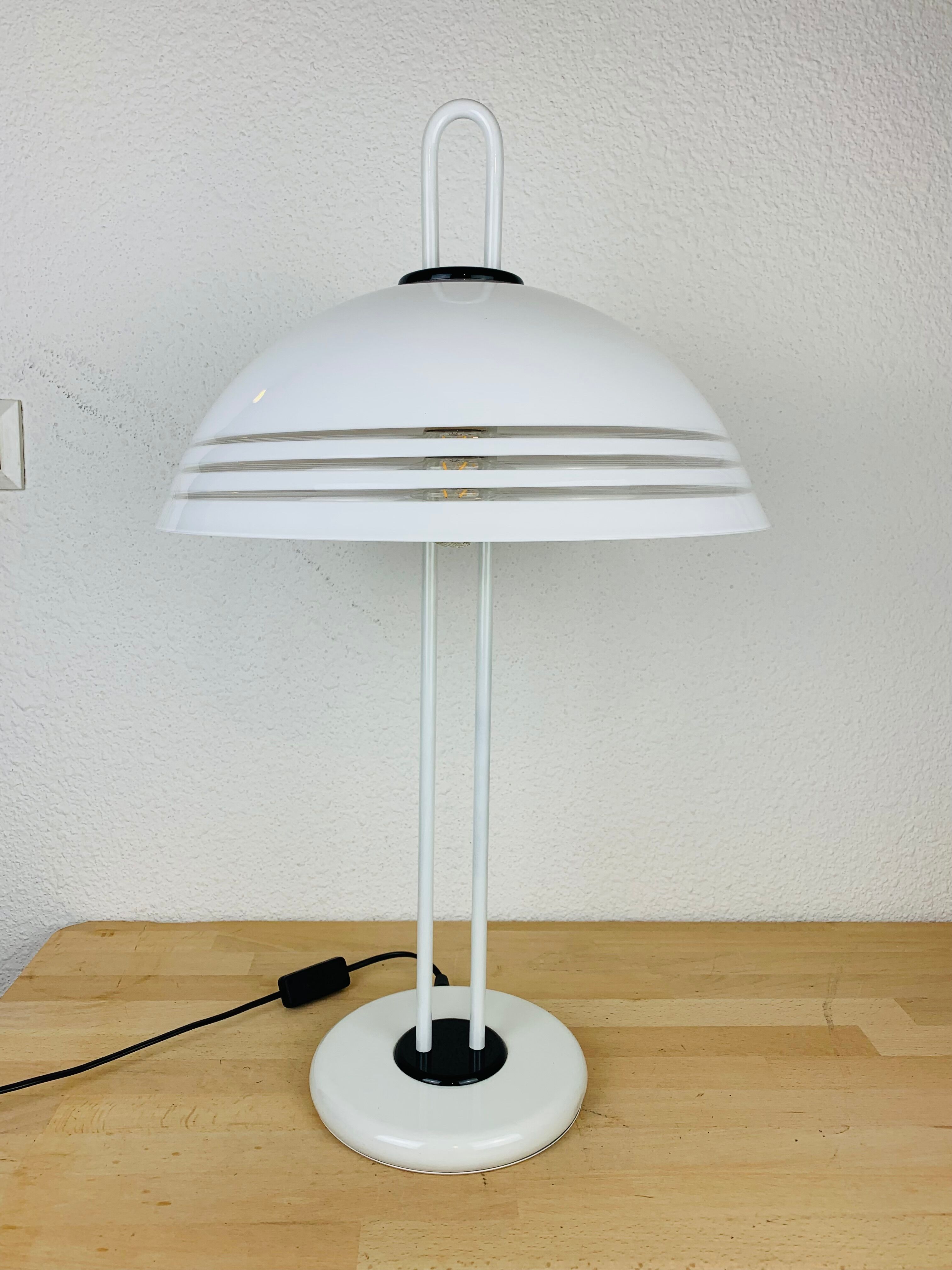 Mushroom lamp Wessel Herford 80s memphis