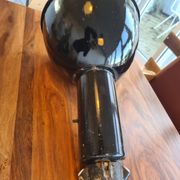 Czechoslovakian black industrial lamp from the 40s/50s called Bauhausde