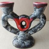 Candleholder, ceramic Vallauris, vintage