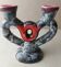 Candleholder, ceramic Vallauris, vintage
