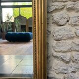 Louis-Philippe gilded fireplace mirror (trumeau style)