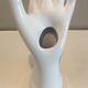 Vintage man hand vase