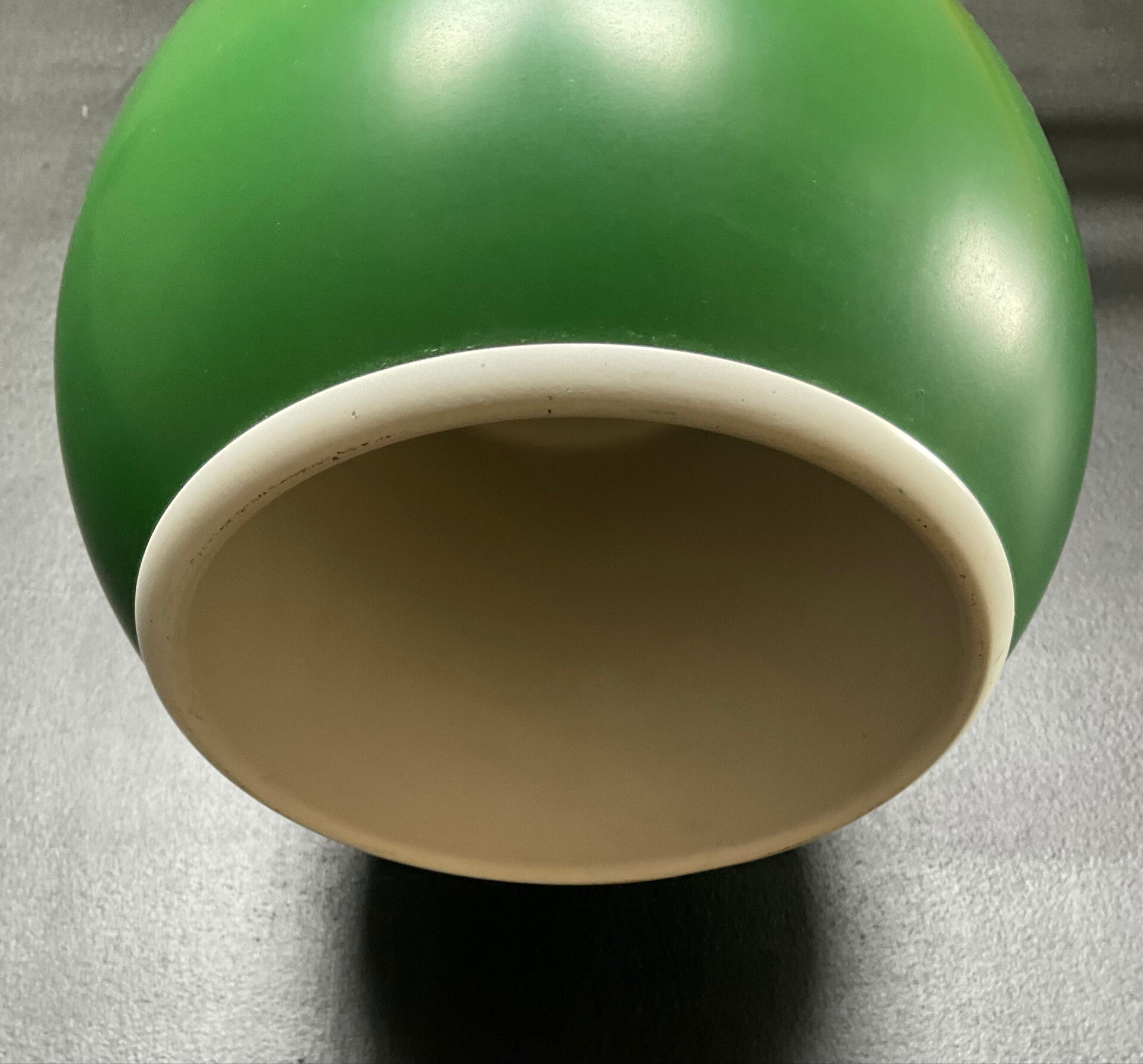 Suspension EyeBall vintage en métal vert
