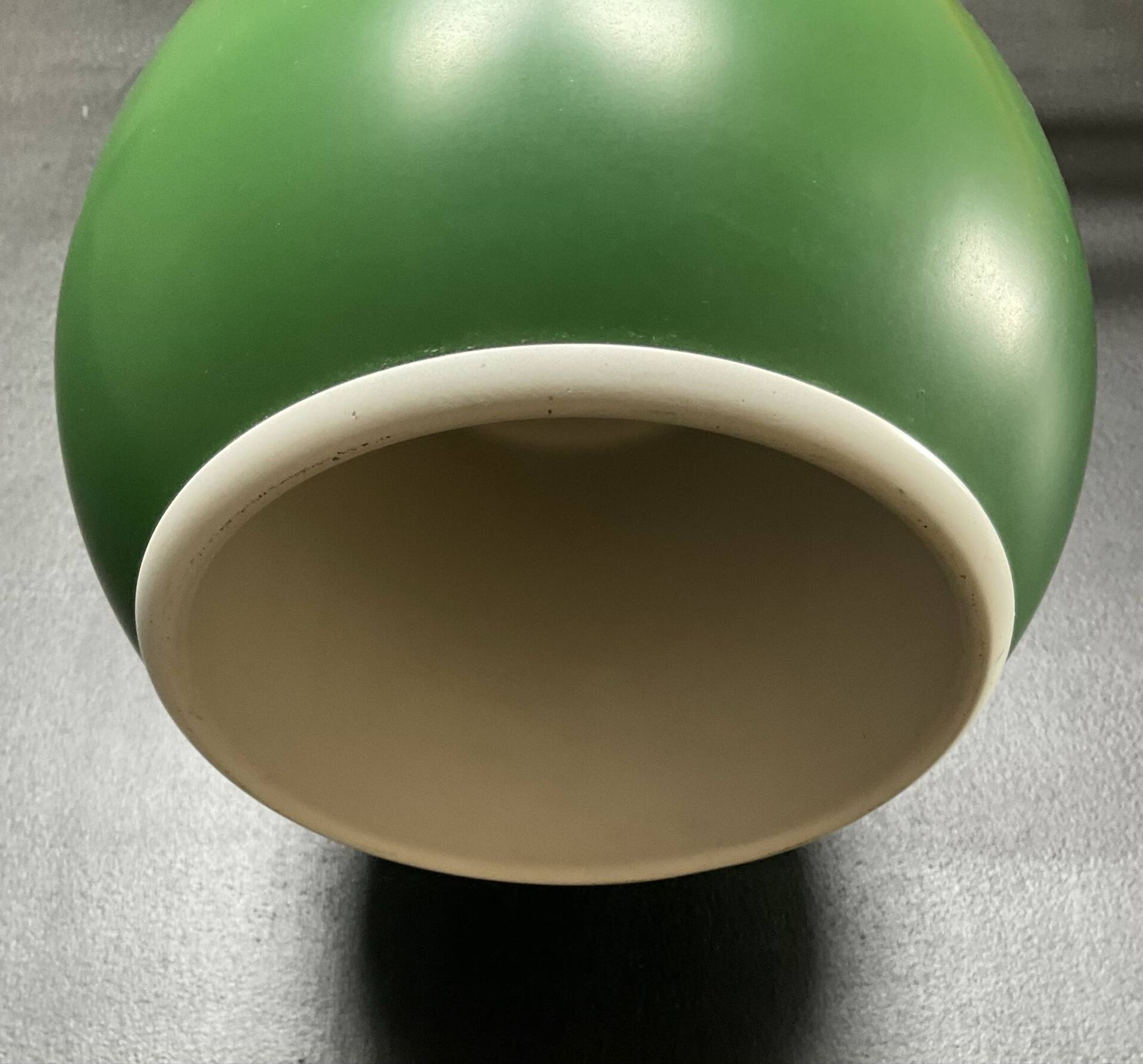 Suspension EyeBall vintage en métal vert