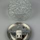 60s 70s ceiling lamp Glashütte Limburg Germany Plafoniere glass & metal