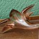 Vase soliflore en verre soufflé, forme de fleur