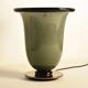 Green and black Murano glass table lamp by Barovier e Toso