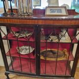 English mahogany showcase