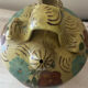 Mediterranean ceramic jug with floral decoration.