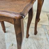 2 nesting tables in solid wood in Louis XV style