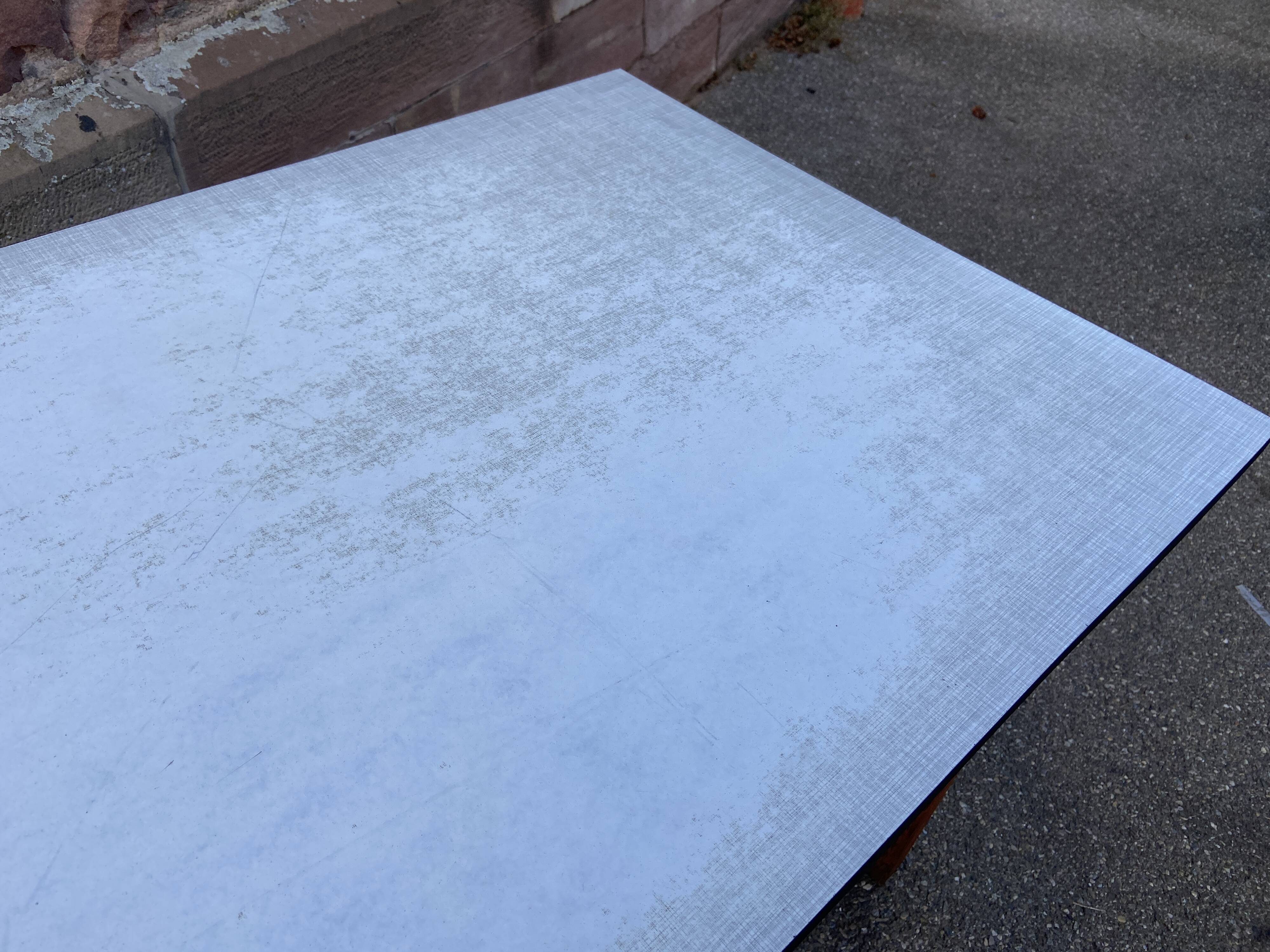 Mid-century kitchen table Formica 1960 french table