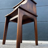 Wooden bedside table with drawer