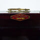 Chinese jewelry box in lacquered wood, jade and brass ornaments. Year 50 60
