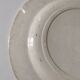 Antique ironstone plate with green floral decoration, circa 1900