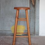 Tabouret vintage, tabouret bois , tabouret d'appoint, tabouret de bar