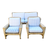 Vintage rattan lounge