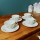Four cups of Bavarian porcelain