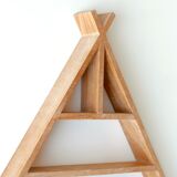 Wooden tipi wall mount, 70s