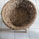 Woven round basket